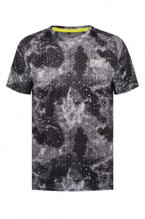 Patterned t-shirt with a logo, zdjęcie 1 Patterned t-shirt with a logo od EA7 Emporio Armani